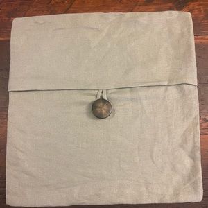 Pottery Barn linen pillow cover